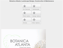 Tablet Screenshot of botanicaatlanta.com
